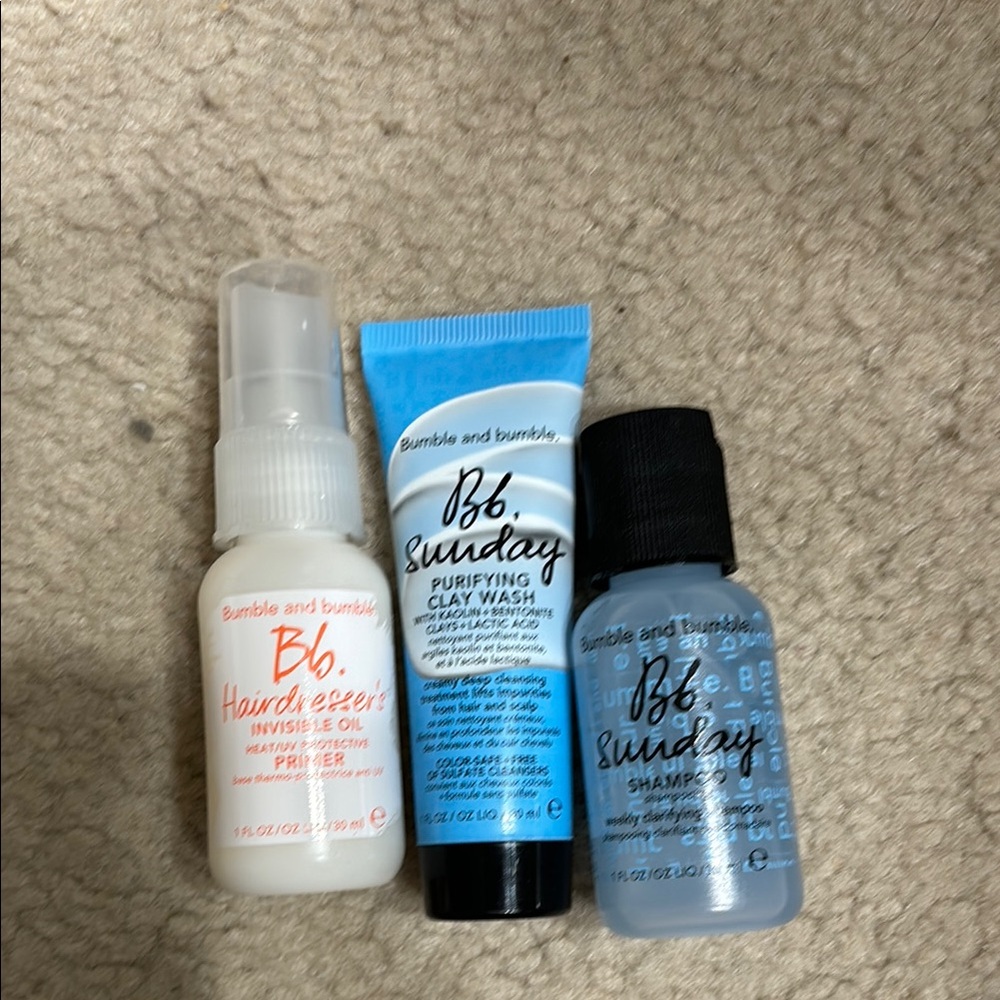 New, never used. Bumble and Bumble Hair Care Trio